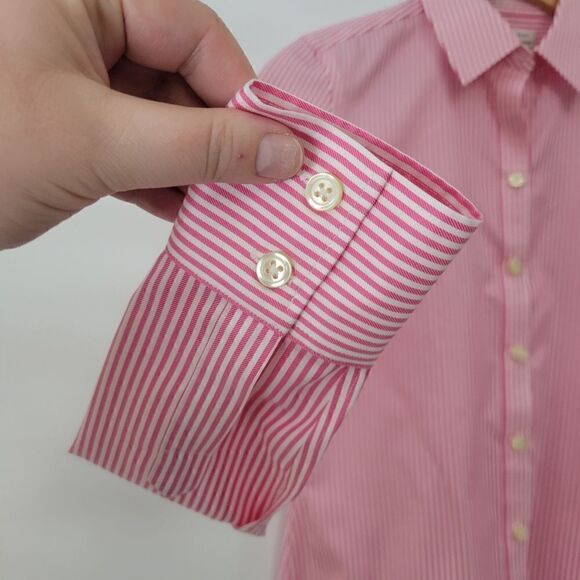 Banana Republic Non Iron Fitted Striped Shirt - Picture 5 of 12